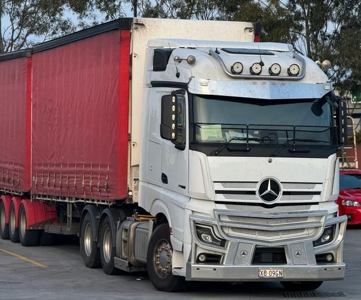 Camión de mudanzas profesional